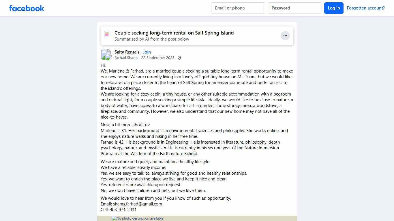 Salty Rentals Hi, Facebook